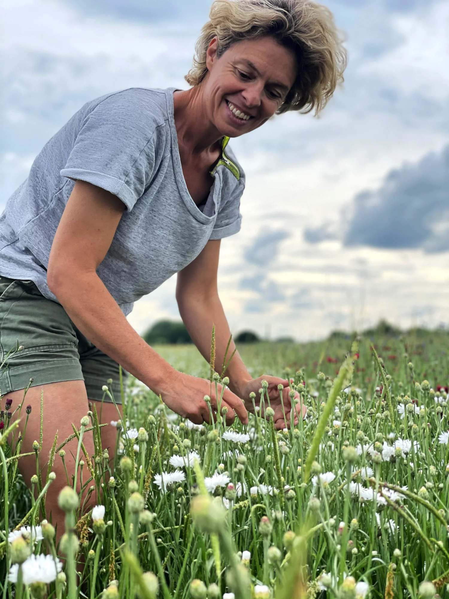 Hélène Taquet, fondatrice du collectif de la fleur française.
